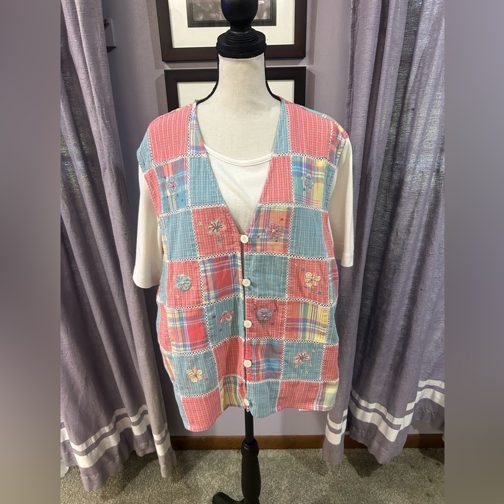 Vintage Koret Francisca Patchwork Top